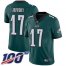 Nike Philadelphia Eagles #17 Alshon Jeffery Midnight Green Team Color Mens Stitched NFL 100th Season Vapor Limited Jersey