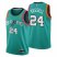 Nike San Antonio Spurs #24 Devin Vassell Mens 2022-23 City Edition NBA Jersey – Cherry Blossom Teal Mens