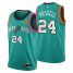 Nike San Antonio Spurs #24 Devin Vassell Mens 2022-23 City Edition NBA Jersey – Cherry Blossom Teal Mens