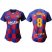 Womens Barcelona #8 A.Iniesta Home Soccer Club Jersey