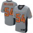 Nike Chicago Bears #54 Brian Urlacher Grey Shadow Youth Stitched NFL Elite Jersey