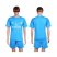 Real Madrid Blank Sky Blue Goalkeeper Soccer Club Jersey