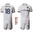 Chelsea #18 Giroud Away Kid Soccer Club Jersey