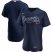 Atlanta Braves Mens Nike Navy Alternate 2020 Authentic Team Name MLB Jersey