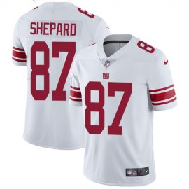 Nike New York Giants #87 Sterling Shepard White Mens Stitched NFL Vapor Untouchable Limited Jersey