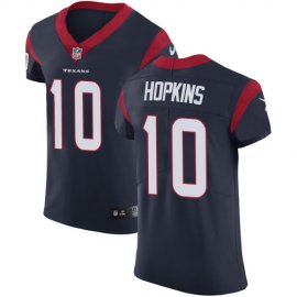Nike Houston Texans #10 DeAndre Hopkins Navy Blue Team Color Mens Stitched NFL Vapor Untouchable Elite Jersey