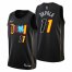 Miami Miami Heat #11 KZ Okpala Mens Nike Black 2021/22 Swingman NBA Jersey – City Edition Mens