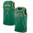 Mens Nike Boston Celtics #7 Jaylen Brown Green Basketball Swingman City Edition 2019 20 Jersey