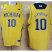 Michigan Wolverines 10 Tim Hardaway Big 10 Patch Yellow NCAA Basketball Jerseys