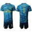 Arsenal #1 Leno Blue Goalkeeper Soccer Club Jersey