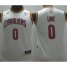 Youth Cleveland Cavaliers 0 Kevin Love White Stitched Revolution 30 Swingman NBA Jersey