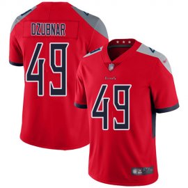 Nike Tennessee Titans #49 Nick Dzubnar Red Mens Stitched NFL Limited Inverted Legend Jersey