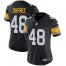 Nike Pittsburgh Steelers #48 Bud Dupree Black Alternate Womens Stitched NFL Vapor Untouchable Limited Jersey