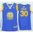 Kids Golden State Warriors 30 Stephen Curry Blue Revolution 30 Swingman NBA Jerseys Cheap
