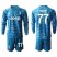 Juventus #77 Buffon Blue Goalkeeper Long Sleeves Soccer Club Jersey