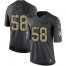 Nike Dallas Cowboys #58 Aldon Smith Black Mens Stitched NFL Limited 2016 Salute to Service Jersey