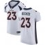 Nike Denver Broncos #23 Devontae Booker White Mens Stitched NFL Vapor Untouchable Elite Jersey
