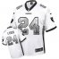 Nike Las Vegas Raiders #24 Marshawn Lynch White Mens Stitched NFL Elite Drift Fashion Jersey