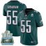 Nike Philadelphia Eagles #55 Brandon Graham Midnight Green Team Color Super Bowl LII Champions Mens Stitched NFL Vapor Untouchable Limited Jersey