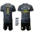 Real Madrid #1 Navas Blue Goalkeeper Kid Soccer Club Jersey