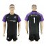 Chelsea #1 Begovic Black Goalkeeper Soccer Club Jersey