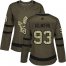 Adidas Toronto Maple Leafs #93 Doug Gilmour Green Salute to Service Womens Stitched NHL Jersey