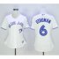 Toronto Blue Jays #6 Marcus Stroman White Womens Home Stitched MLB Jersey