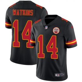 Nike Kansas City Chiefs #14 Sammy Watkins Black Mens Stitched NFL Limited Rush Jersey