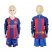 Barcelona Blank Home Long Sleeves Kid Soccer Club Jersey