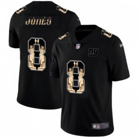 New York New York Giants #8 Daniel Jones Carbon Black Vapor Statue Of Liberty Limited NFL Jersey