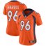 Nike Denver Broncos #96 Shelby Harris Orange Team Color Womens Stitched NFL Vapor Untouchable Limited Jersey