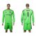 Chelsea #1 Cech Green Goalkeeper Long Sleeves Soccer Club Jersey