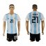 Argentina #21 Dybala Home Soccer Country Jersey