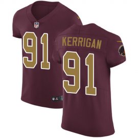 Nike Washington Football Team #91 Ryan Kerrigan Burgundy Red Alternate Mens Stitched NFL Vapor Untouchable Elite Jersey