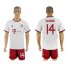 Bayern Munchen #14 Alonso White Soccer Club Jersey