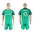 Atletico Madrid #13 Oblak Green Goalkeeper Soccer Club Jersey