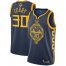 Nike Golden State Warriors #30 Stephen Curry 2022 NBA Finals Navy Swingman City Edition Jersey Mens