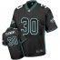 Nike Philadelphia Eagles #30 Corey Clement Black Alternate Mens Stitched NFL Elite Drift Fashion Jersey
