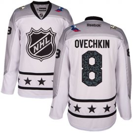 Washington Capitals #8 Alex Ovechkin White 2017 All-Star Metropolitan Division Stitched Youth NHL Jersey