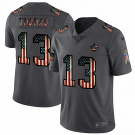 New Orleans New Orleans Saints #13 Michael Thomas Nike 2018 Salute to Service Retro USA Flag Limited NFL Jersey