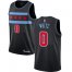 Bulls #0 Coby White Black Basketball Swingman City Edition 2018/19 Jersey