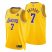 Nike Los Angeles Lakers #7 Carmelo Anthony Gold Mens 2021-22 NBA 75th Anniversary Diamond Swingman Jersey – Icon Edition Mens