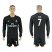 Real Madrid #7 Raul Away Long Sleeves Soccer Club Jersey