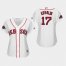 Boston Red Sox #17 Nathan Eovaldi White Home 2018 World Series Champions Womens Stitched MLB Jersey