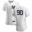 New York Yankees #90 Estevan Florial Mens Nike White Navy Home 2020 Authentic Player MLB Jersey