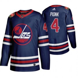 Winnipeg Jets #4 Neal Pionk Mens 2019-20 Heritage Classic Wha Navy Stitched NHL Jersey