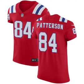 Nike New England Patriots #84 Cordarrelle Patterson Red Alternate Mens Stitched NFL Vapor Untouchable Elite Jersey