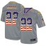 Nike Minnesota Vikings #22 Harrison Smith Grey Mens Stitched NFL Elite USA Flag Fashion Jersey