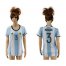 Womens Argentina #3 Mercado Home Soccer Country Jersey
