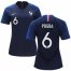 Womens France #6 Pogba Home Soccer Country Jersey